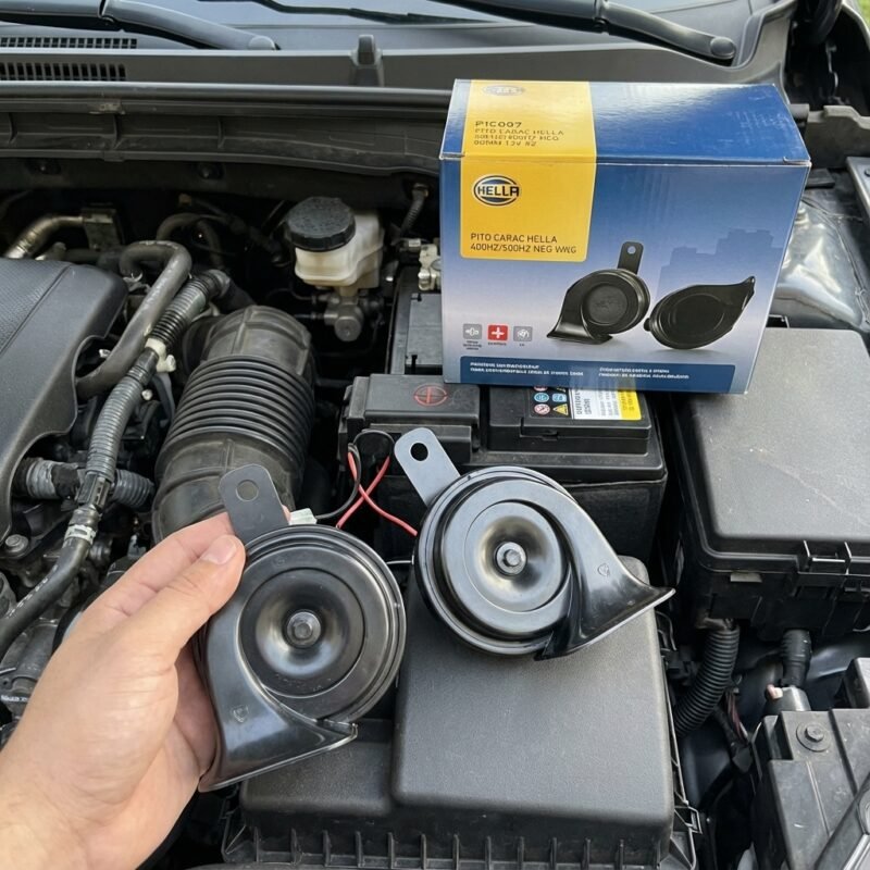 PIC007 PITO CARAC HELLA 400HZ/500HZ NEG 80MM 12V X2