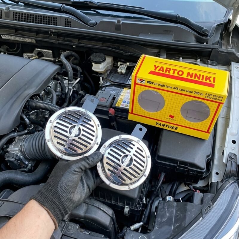 PD034 PITO DISC YARTON 290HZ/345HZ CROM-NEG 132MM 12V X2