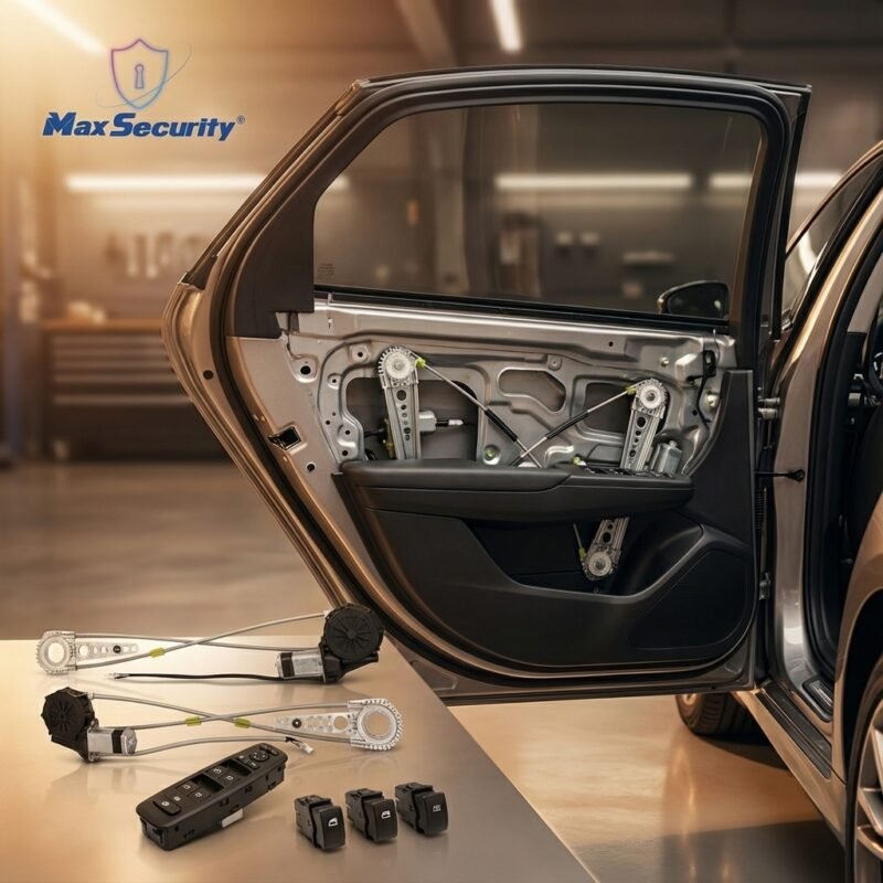 Kit Elevavidrios Max Security 4 Ventanas KTA030