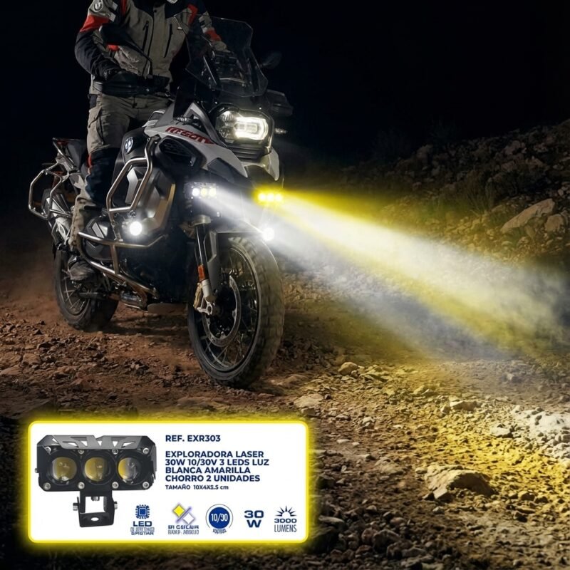 Par Exploradoras Laser LED 30W Bi-Color